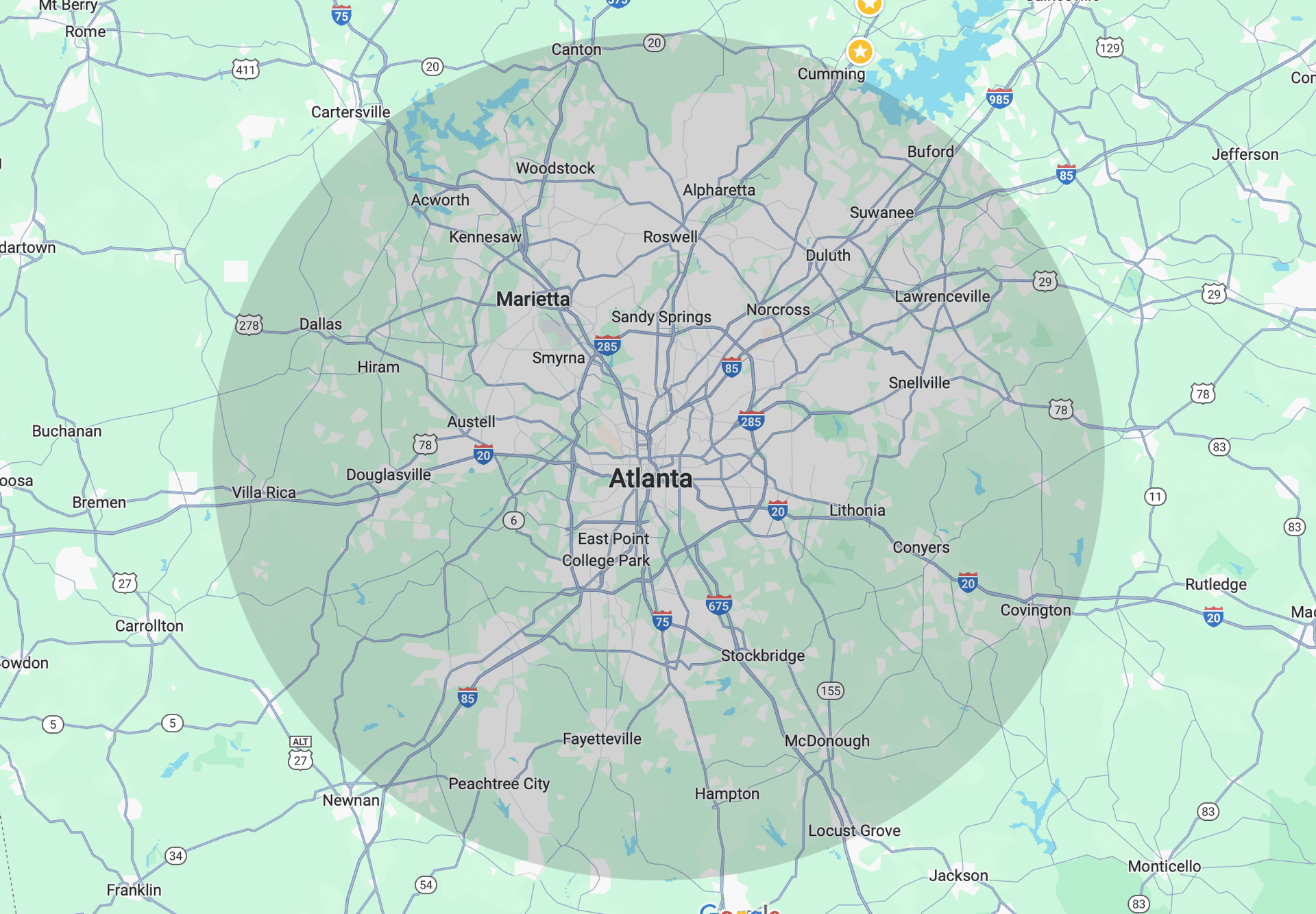 Atlanta Map